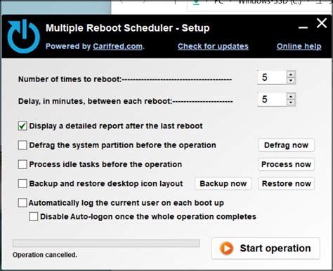 Multiple Reboot Scheduler 2.5.1.0